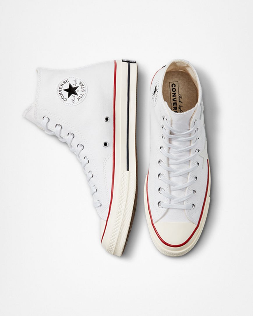 Tenis Converse Chuck 70 Star Patchwork Cano Alto Feminino Branco Multicoloridas | PT B0791P8